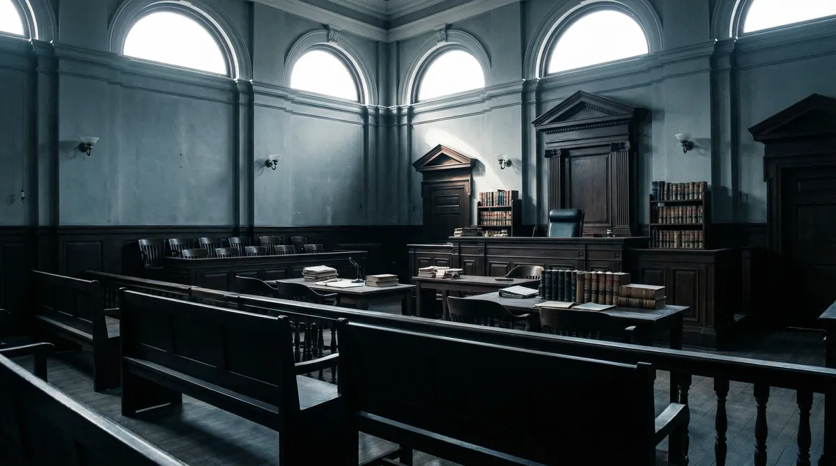 黑料官网 - 法庭内部法律诉讼场景